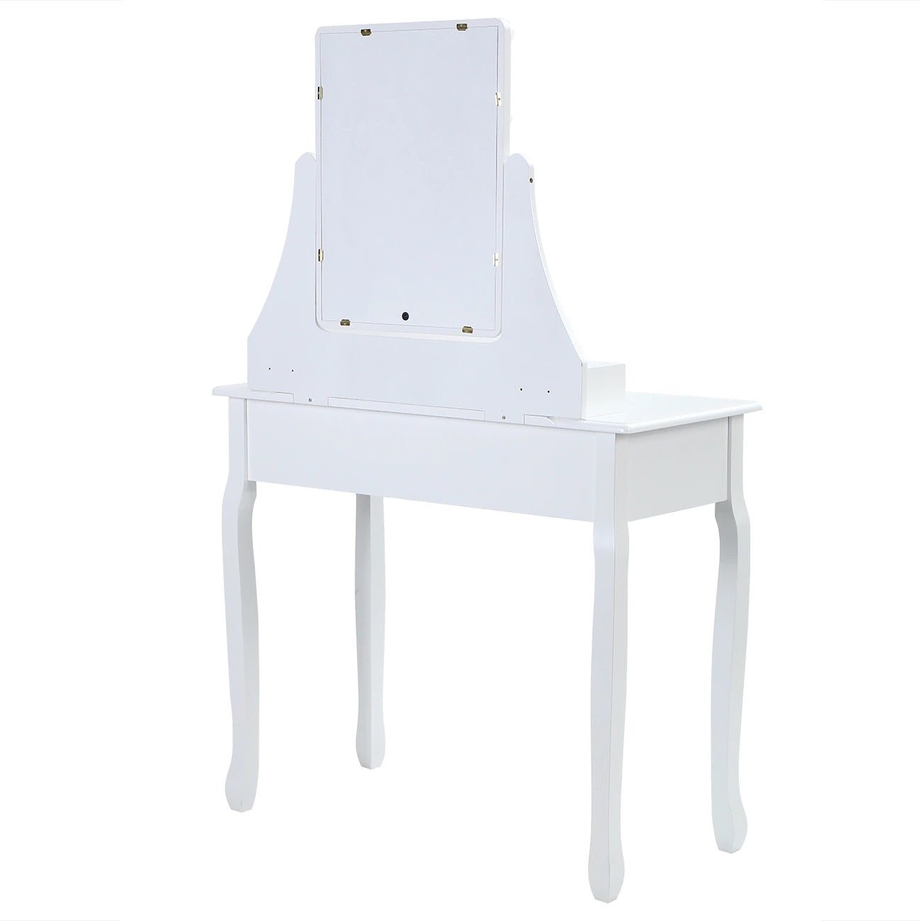 Toeletta per trucco, make-up organizer. DESIGN VINTAGE colore bianco. - Gmk Design
