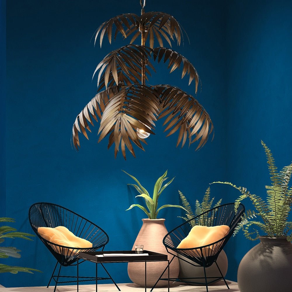 TROPICAL V.1 - Lampadario albero tropicale in stile bohémien - Gmk Design