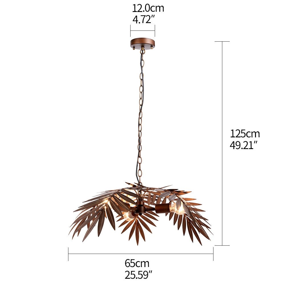 TROPICAL V.2 - Lampadario albero tropicale in stile bohémien - Gmk Design