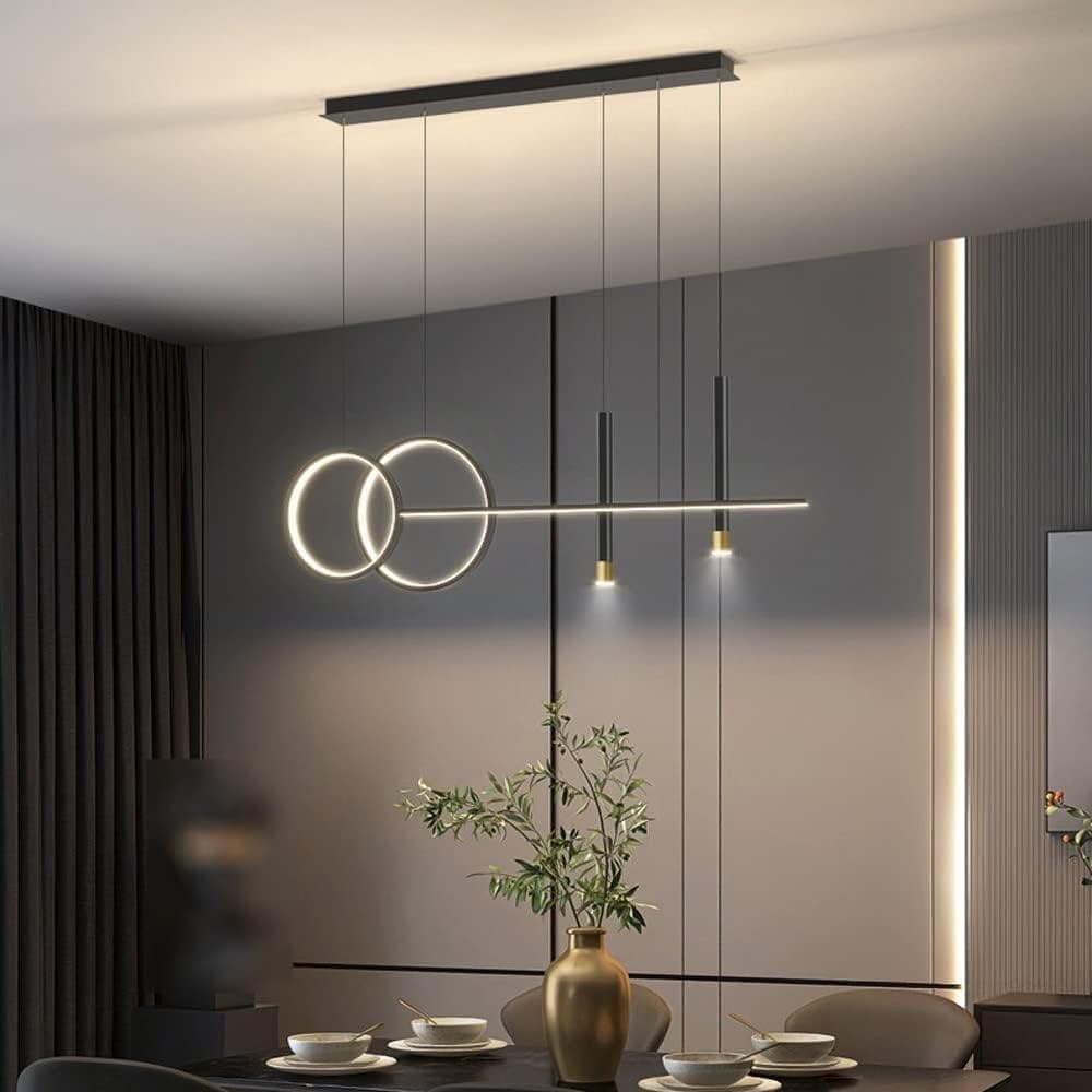 VEGALUX - Lampadario moderno a LED lineare dal design minimal - Gmk Design