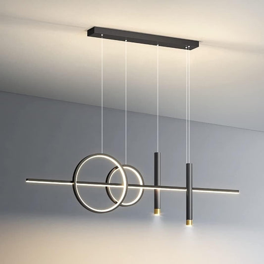 VEGALUX - Lampadario moderno a LED lineare dal design minimal - Gmk Design