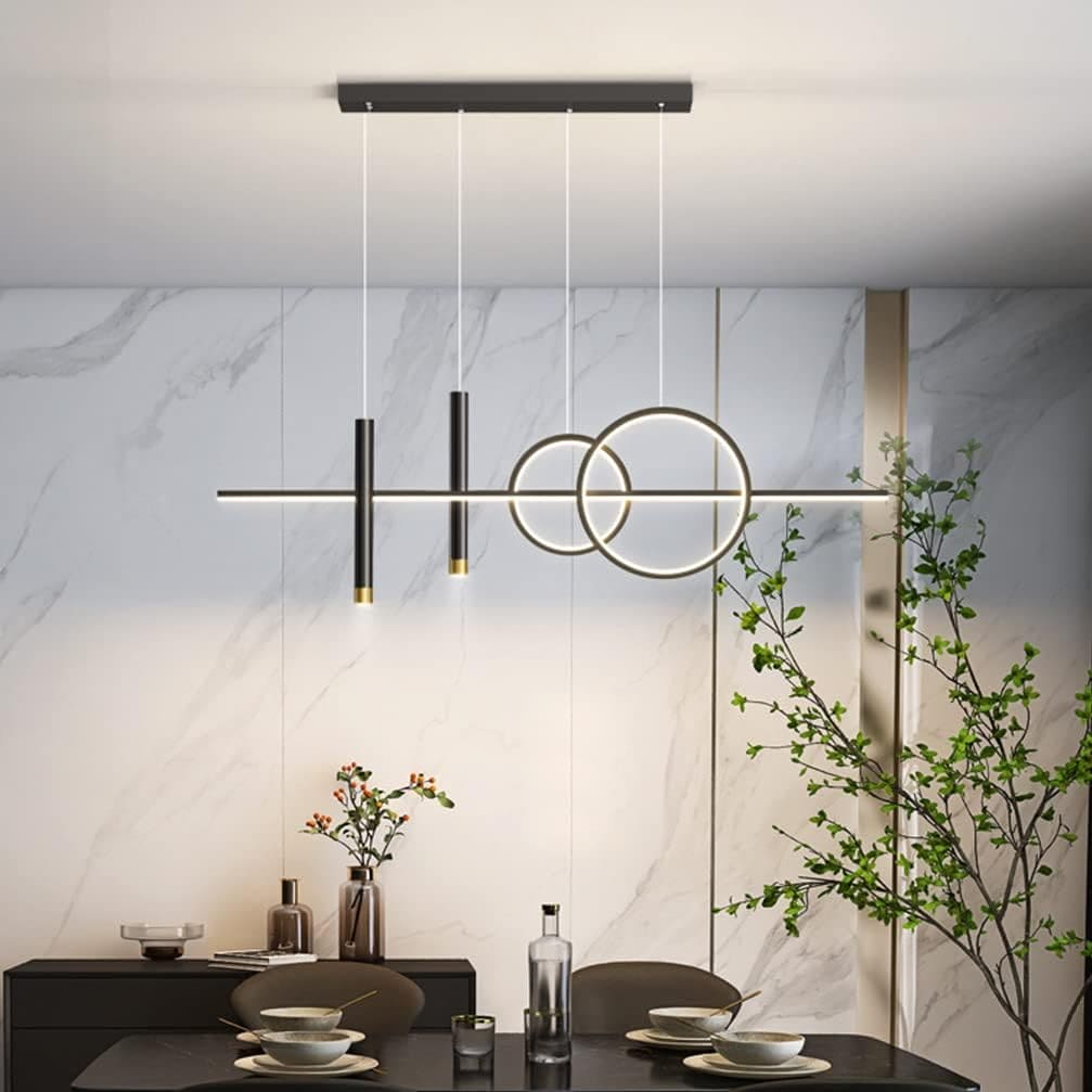 VEGALUX - Lampadario moderno a LED lineare dal design minimal - Gmk Design